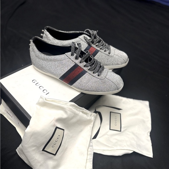 Gucci Glitter Sneakers - a dazzling find! - Picture 2 of 2